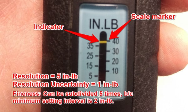 resolution uncertainty torque screwdriver نحوه محاسبه عدم قطعیت تفکیک پذیری برای تجهیزات متفاوت
