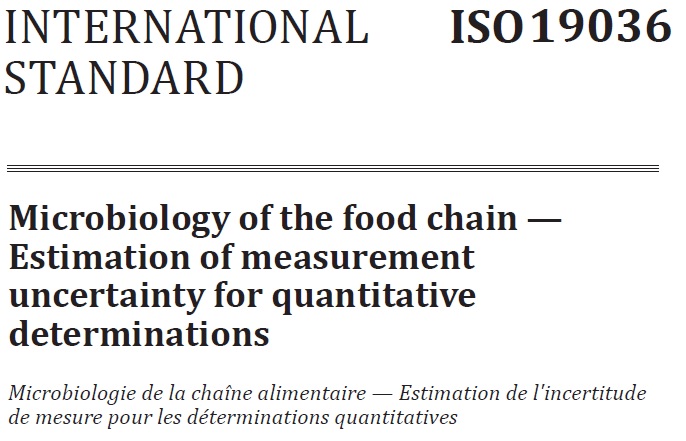 ISO 19036 2019 01 برآورد عدم قطعیت برای آزمون های کمی میکربیولوژی مطابق استاندارد ISO 19036:2019