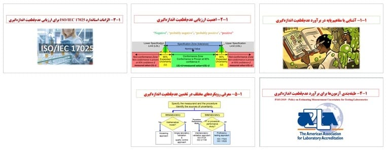 EMU02 1 برگزاری دوره آموزشی ارزیابی عدم قطعیت اندازه گیری در آزمایشگاه های آب و فاضلاب استان های شمال شرقی و شرقی ایران